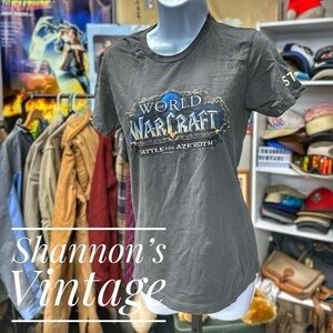 World of Warcraft Battle for Azeroth Blizzard sz large staff shirt A19